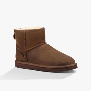 Ugg Classic Mini Deco Klassiska Stövlar Herr Bruna (089234DRJ)